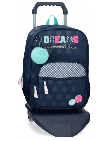 MOCHILA ADAP.38CM C/CARRO MOVOM DREAMS TIME